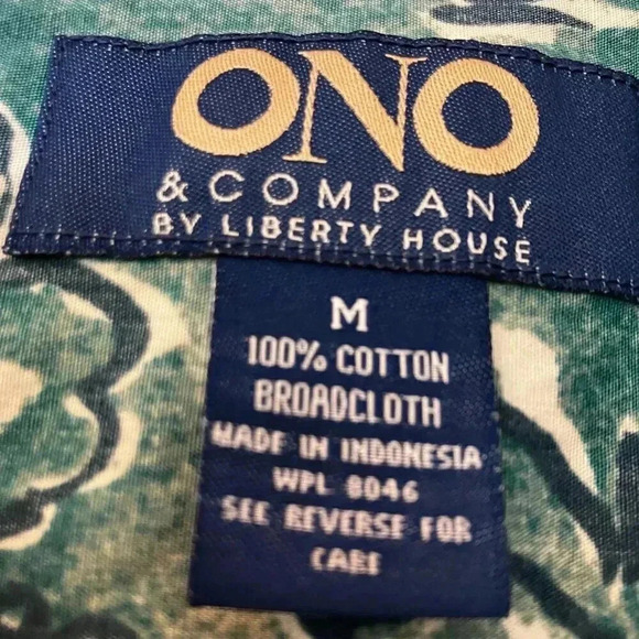 Ono & Company Mens Vintage 90s Hawaiian (3 Set) Henley Shirt Medium White SP EXC - Picture 9 of 12